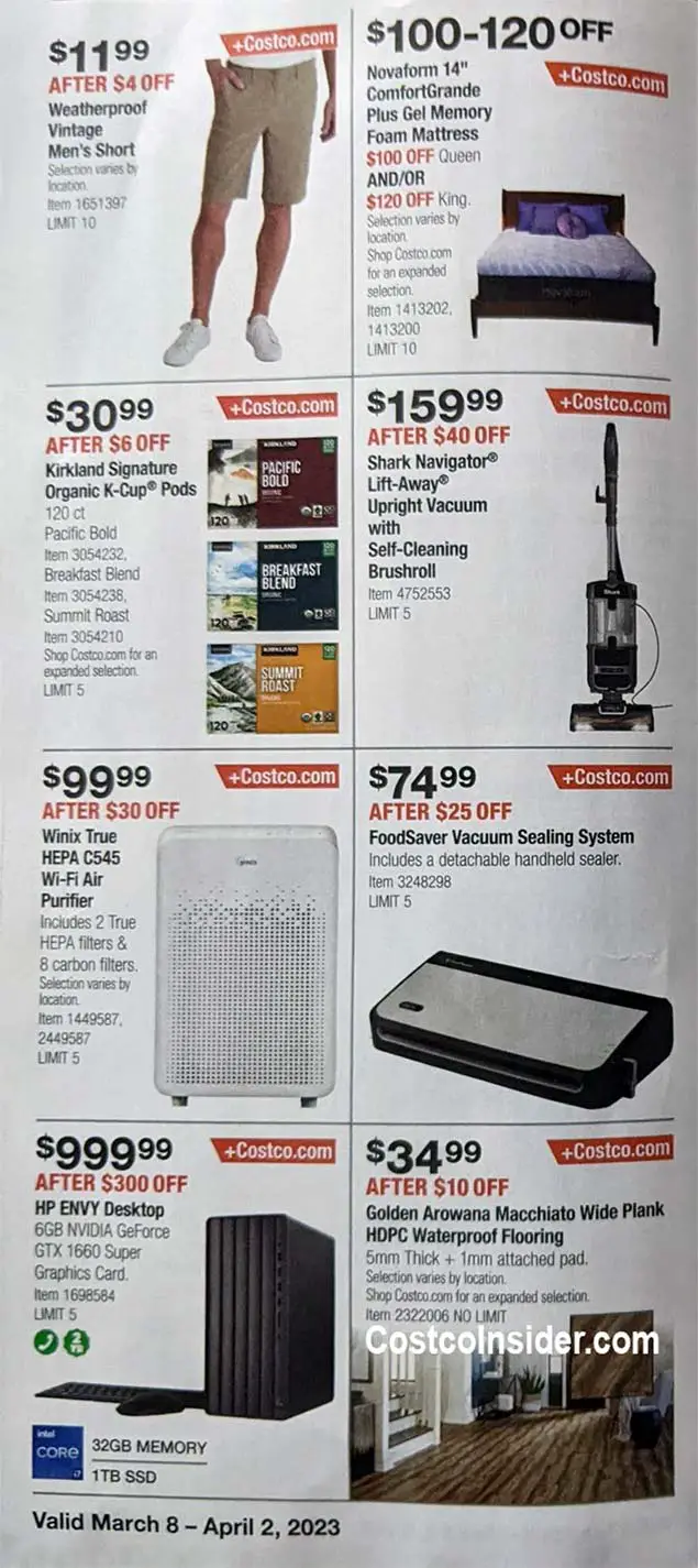 Costco March 2023 Coupon Book Page 7