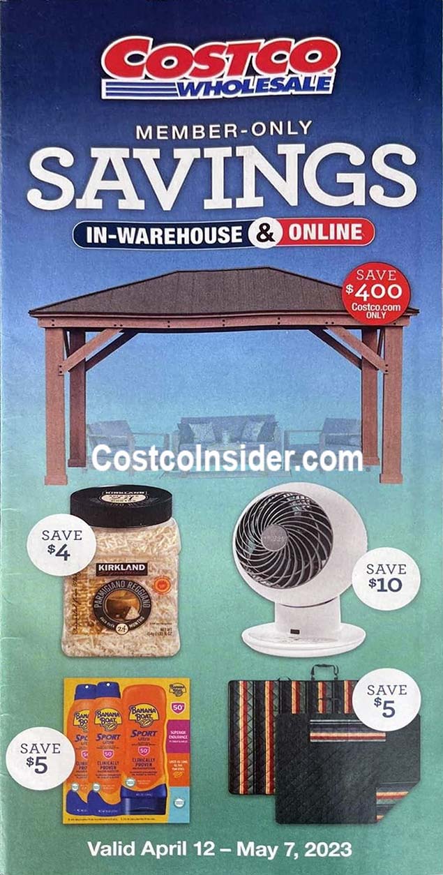 Costco April 2023 Coupon Book Cover