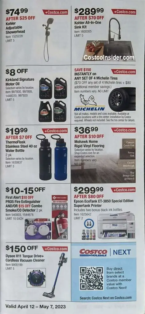 Costco April 2023 Coupon Book Page 10