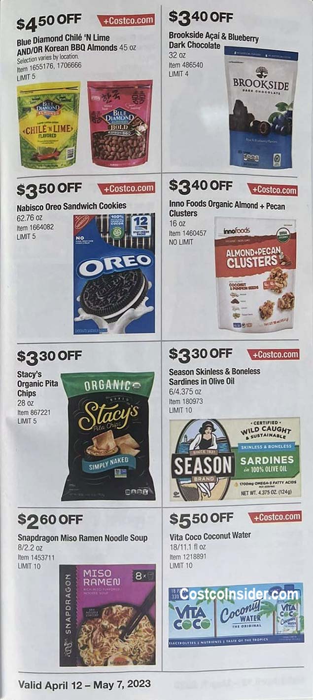 Costco April 2023 Coupon Book Costco Insider