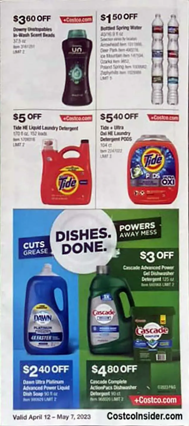 Costco April 2023 Coupon Book Page 2