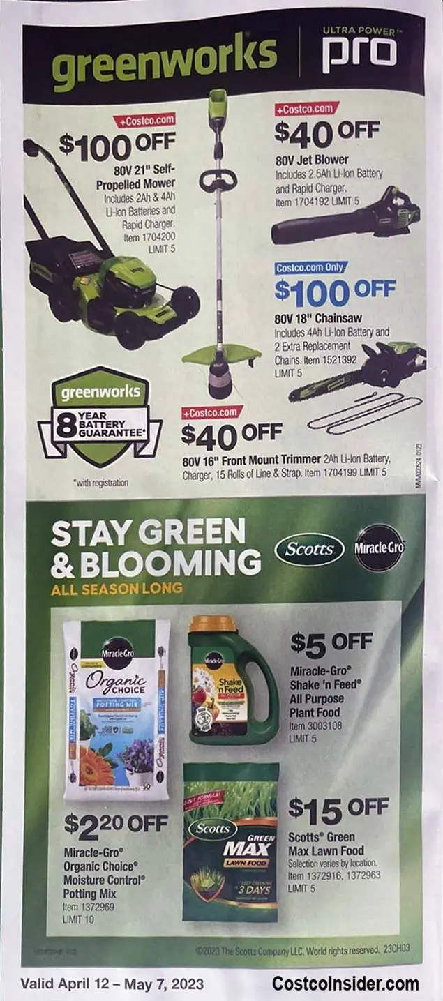 Costco April 2023 Coupon Book Page 5