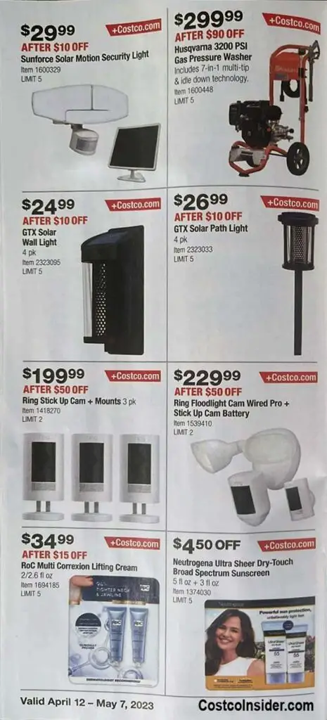 Costco April 2023 Coupon Book Page 9