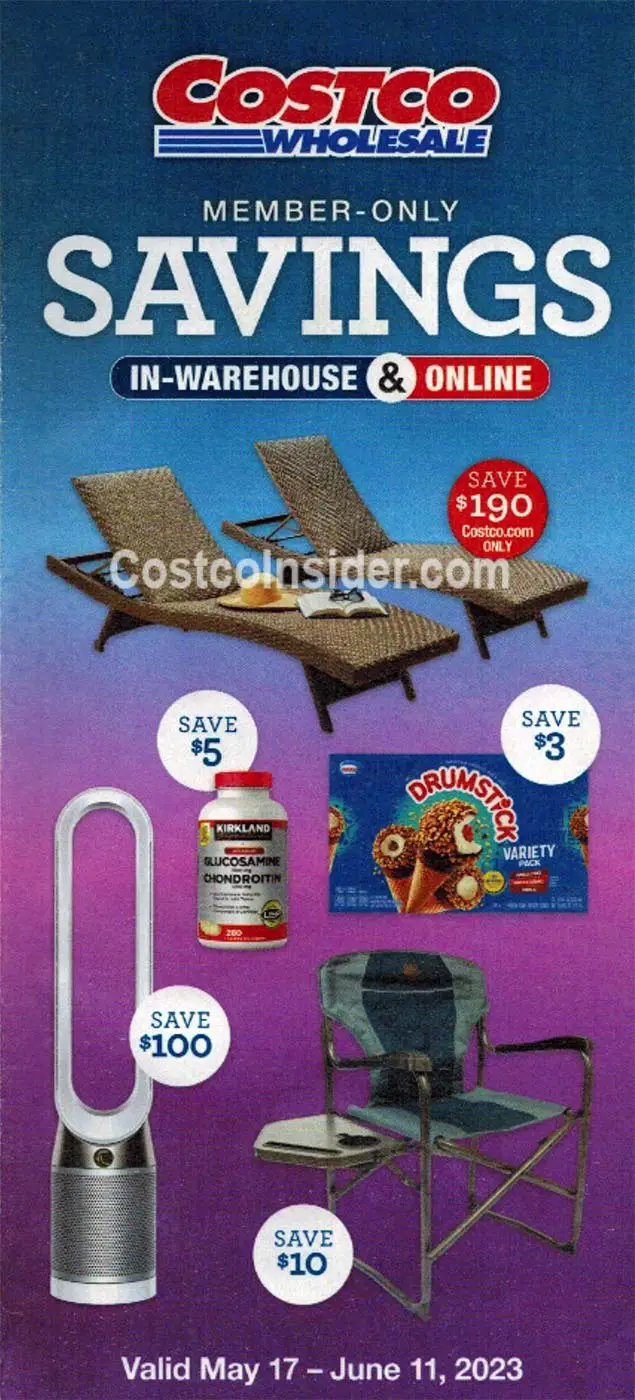 Costco May and June 2023 Coupon Book Cover