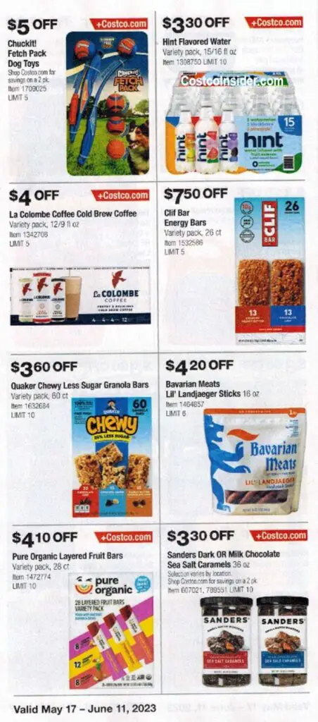 Costco May and June 2023 Coupon Book Page 17