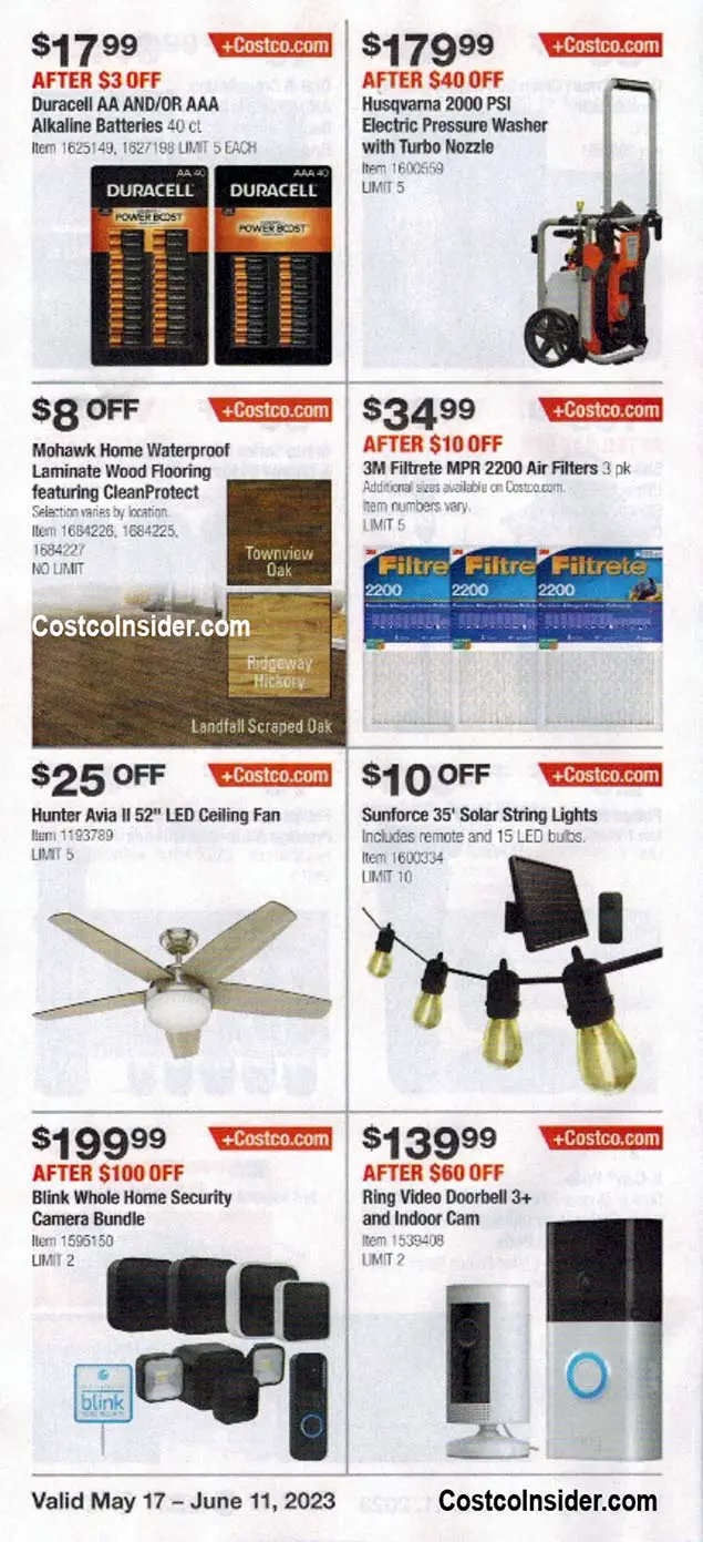 Costco May and June 2023 Coupon Book Page 5