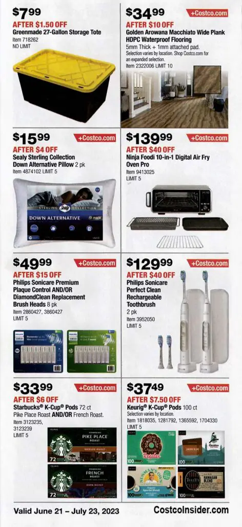 Costco July 2023 Coupon Book Page 10