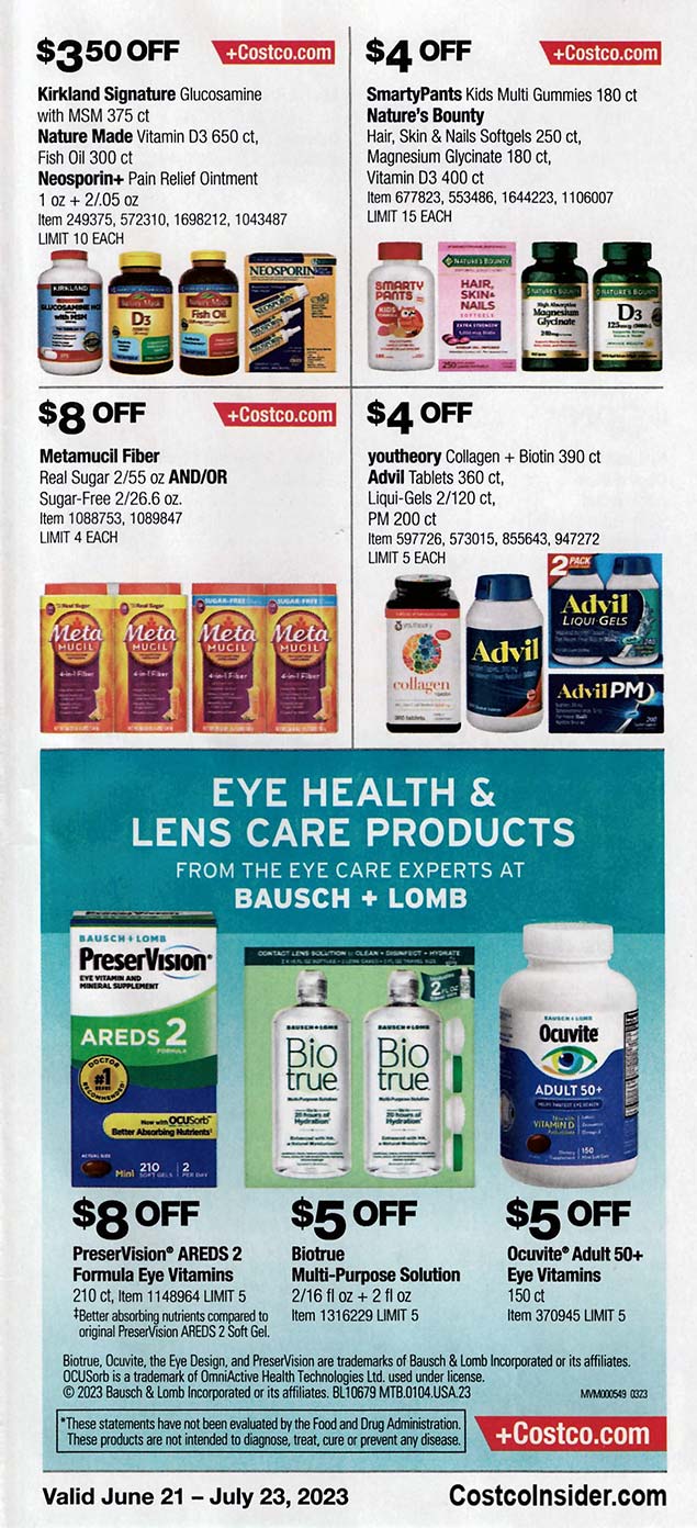 Costco July 2023 Coupon Book Costco Insider