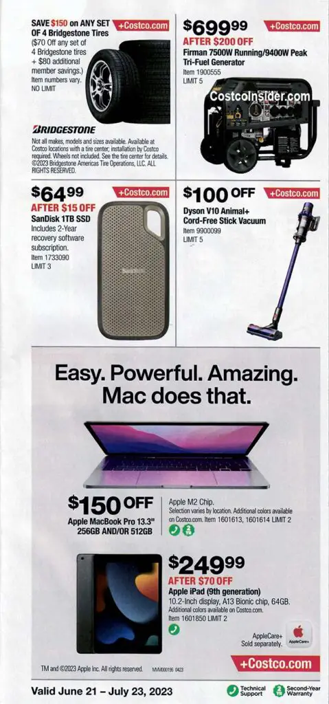 Costco July 2023 Coupon Book Page 4