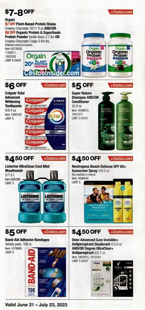 Costco July 2023 Coupon Book Page 5