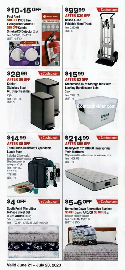 Costco July 2023 Coupon Book Page 9