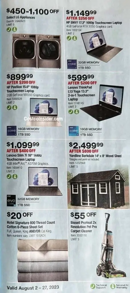 Costco August 2023 Coupon Book Page 14