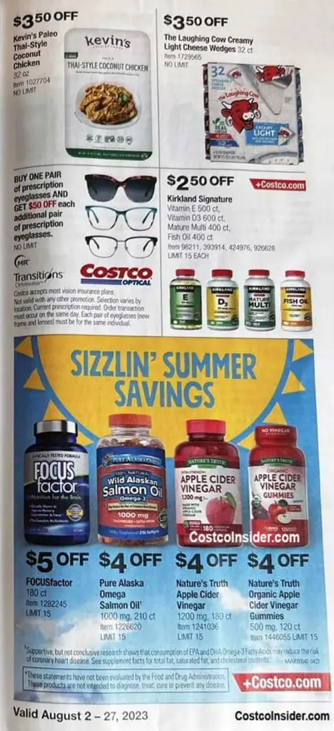 Costco August 2023 Coupon Book Page 20