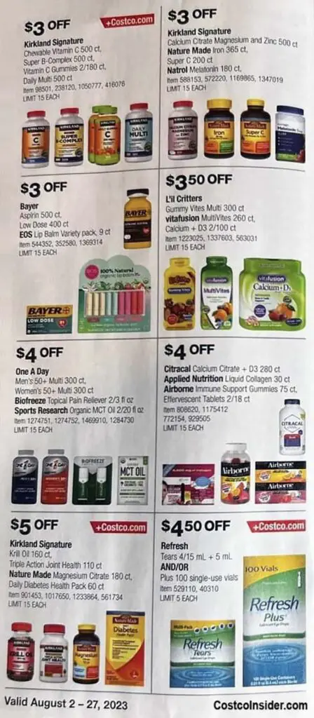 Costco August 2023 Coupon Book Page 21