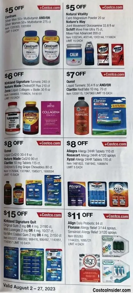 Costco August 2023 Coupon Book Page 22