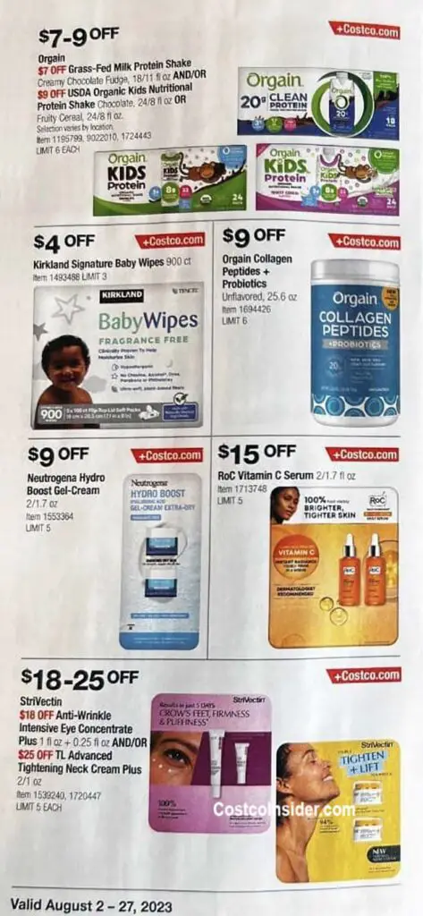 Costco August 2023 Coupon Book Page 5