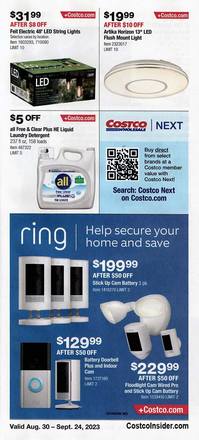 Costco September 2023 Coupon Book Page 10