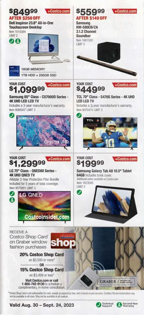 Costco September 2023 Coupon Book Page 12