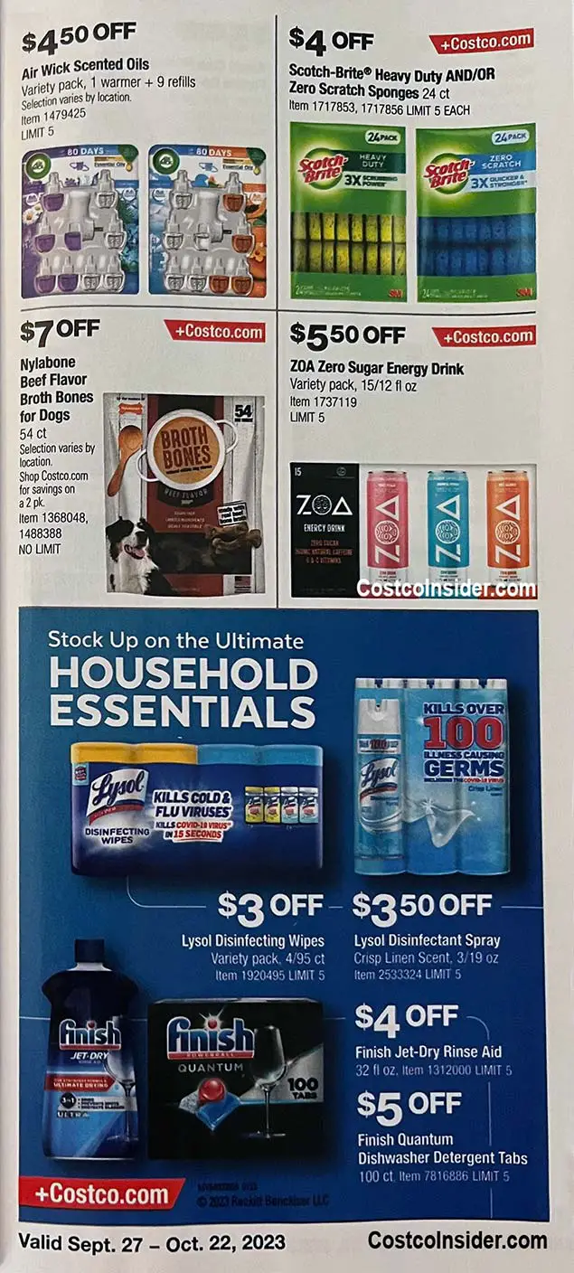 Costco October 2023 Coupon Book Page 14