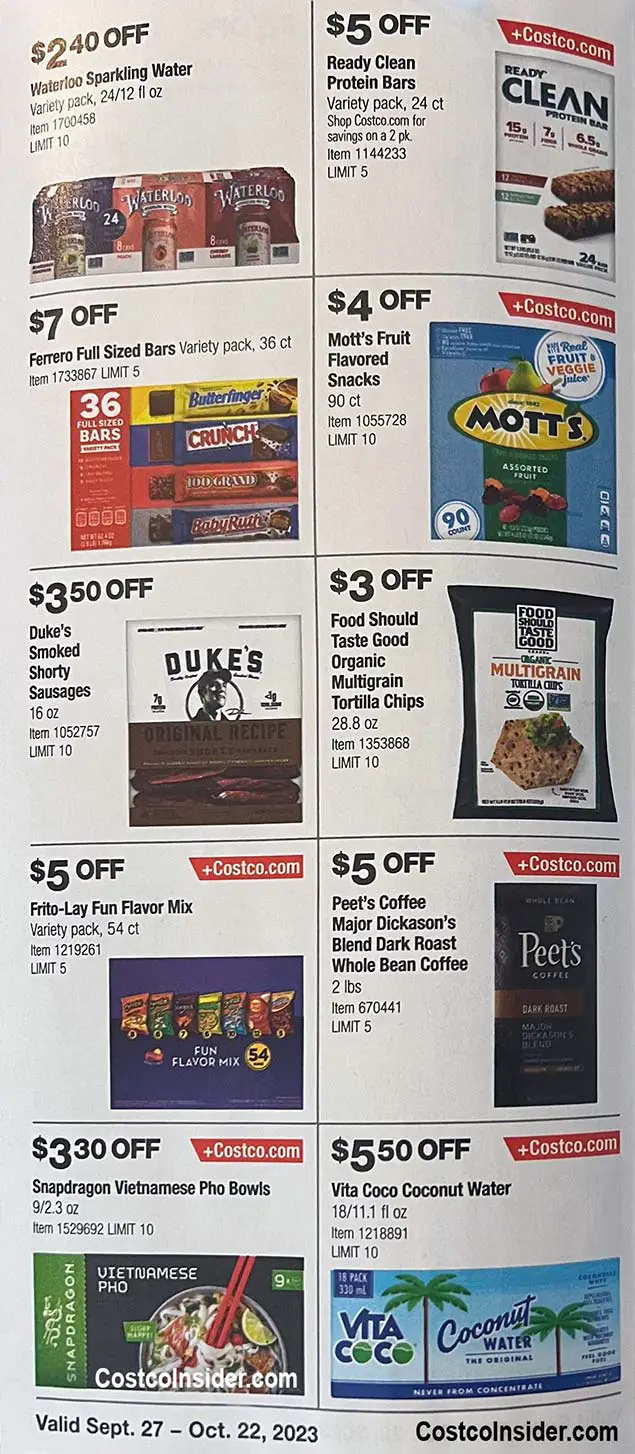 Costco October 2023 Coupon Book Page 15