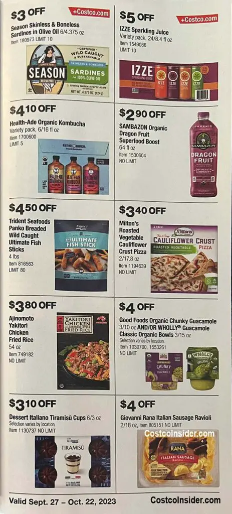 Costco October 2023 Coupon Book Page 16