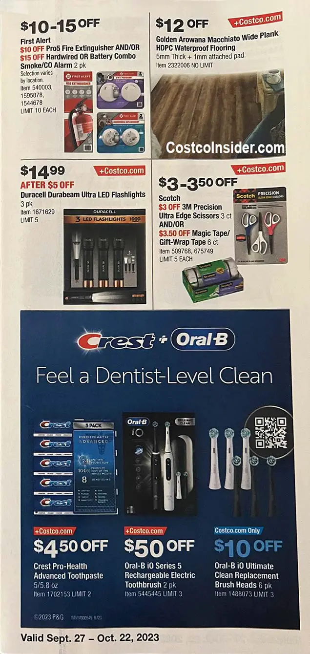 Costco October 2023 Coupon Book Page 4