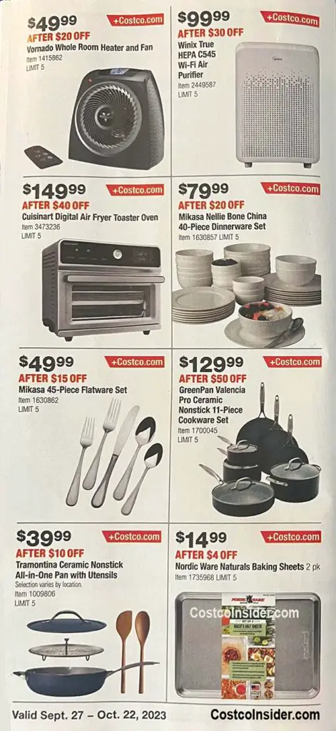 Costco October 2023 Coupon Book Page 9