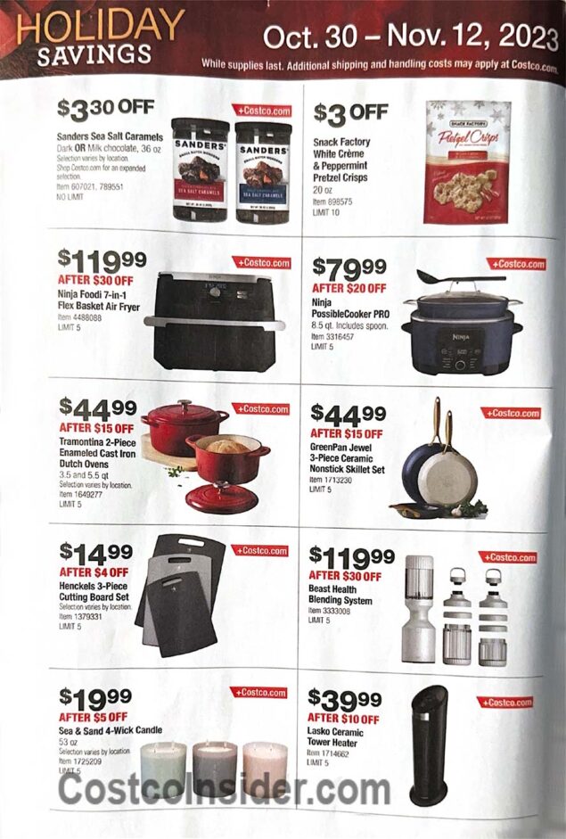 Costco Black Friday 2023 Ad Page 1