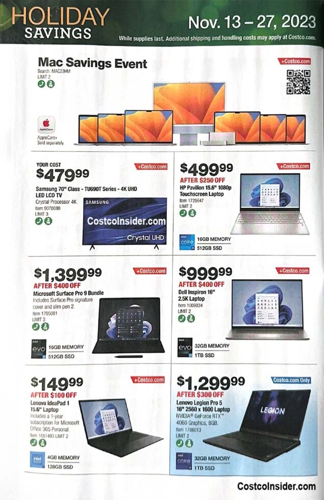 Costco Black Friday 2023 Ad Page 11