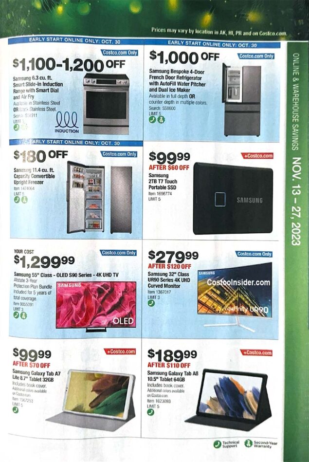 Costco Black Friday 2023 Ad Page 14