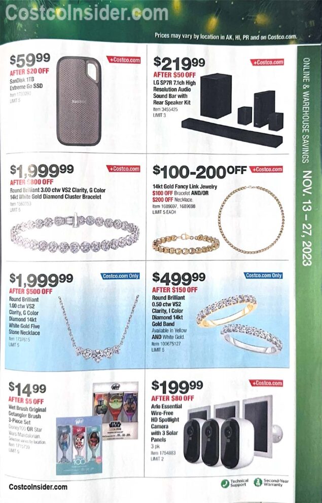 Costco Black Friday 2023 Ad Page 18