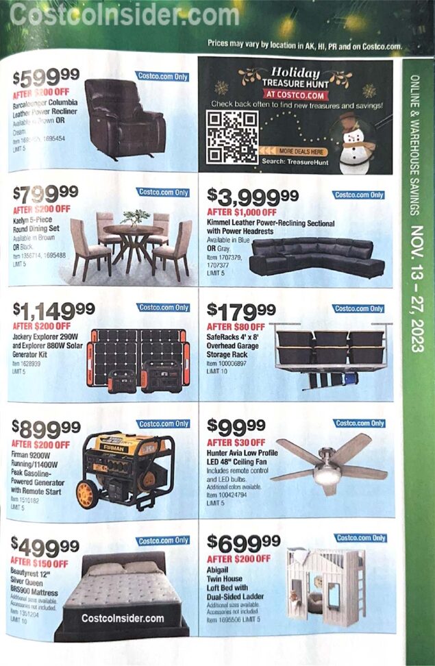 Costco Black Friday 2023 Ad Page 20