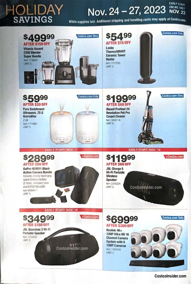 Costco Black Friday 2023 Ad Page 25