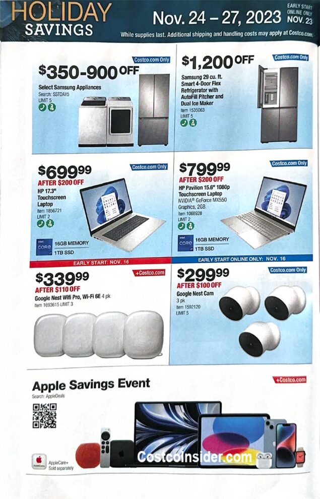 Costco Black Friday 2023 Ad Page 27