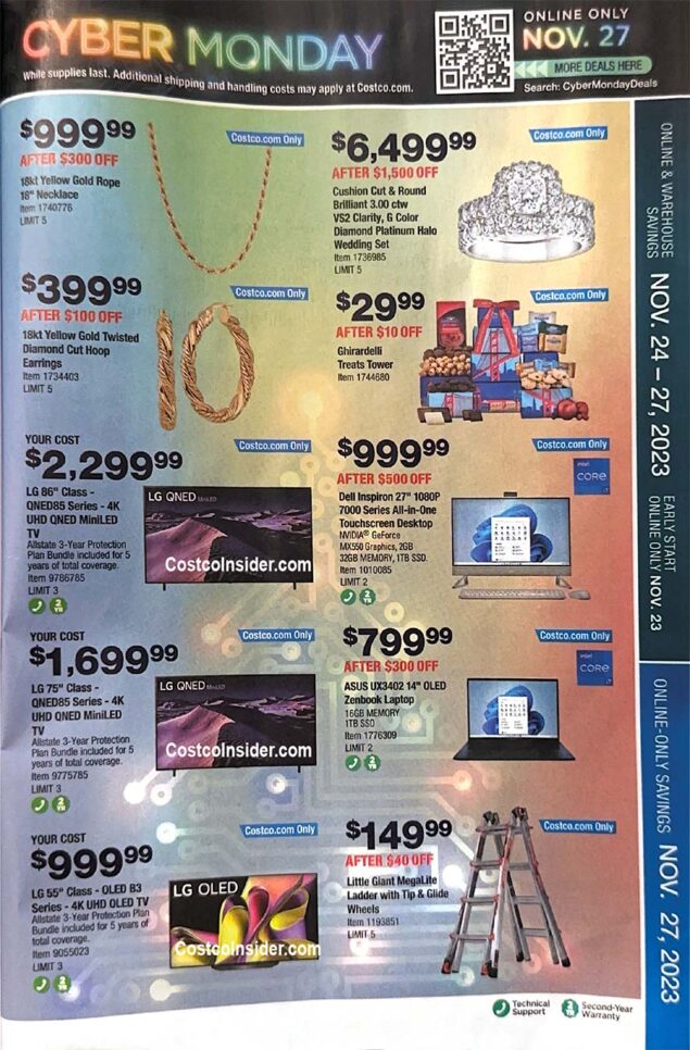 Costco Black Friday 2023 Ad Page 30