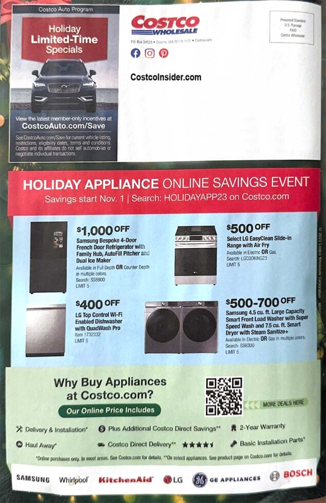 Costco Black Friday 2023 Ad Page 31