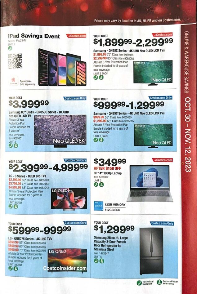 Costco Black Friday 2023 Ad Page 6