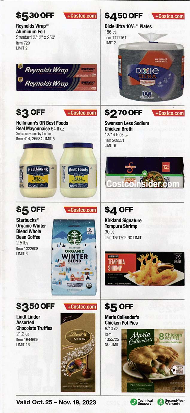 Costco November 2023 Coupon Book Costco Insider