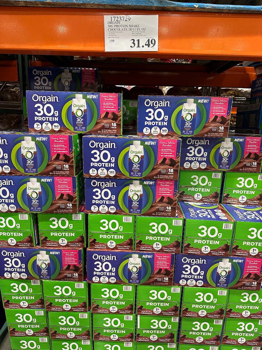 Orgain 30g Shake at Costco