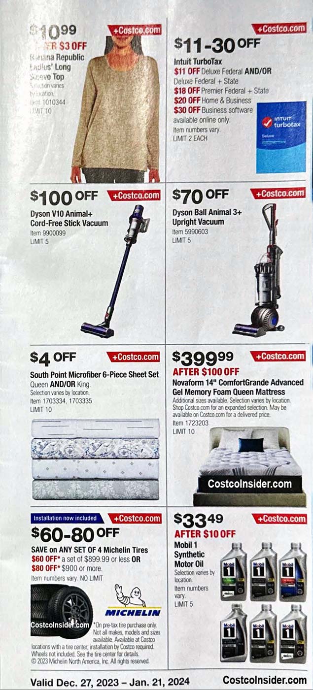 Costco January 2024 Coupon Book Costco Insider