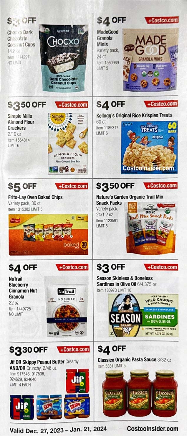 Costco January 2025 Coupon Book Costco Insider