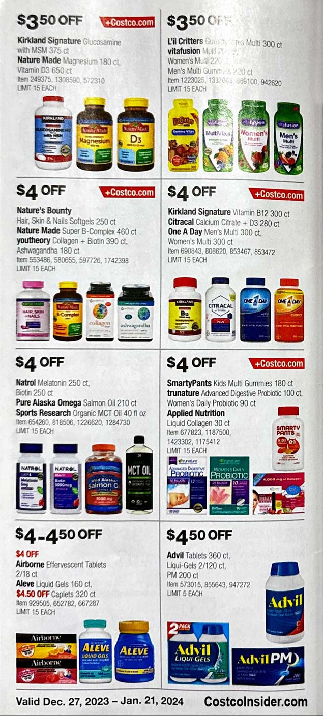 Costco January 2025 Coupon Book Costco Insider