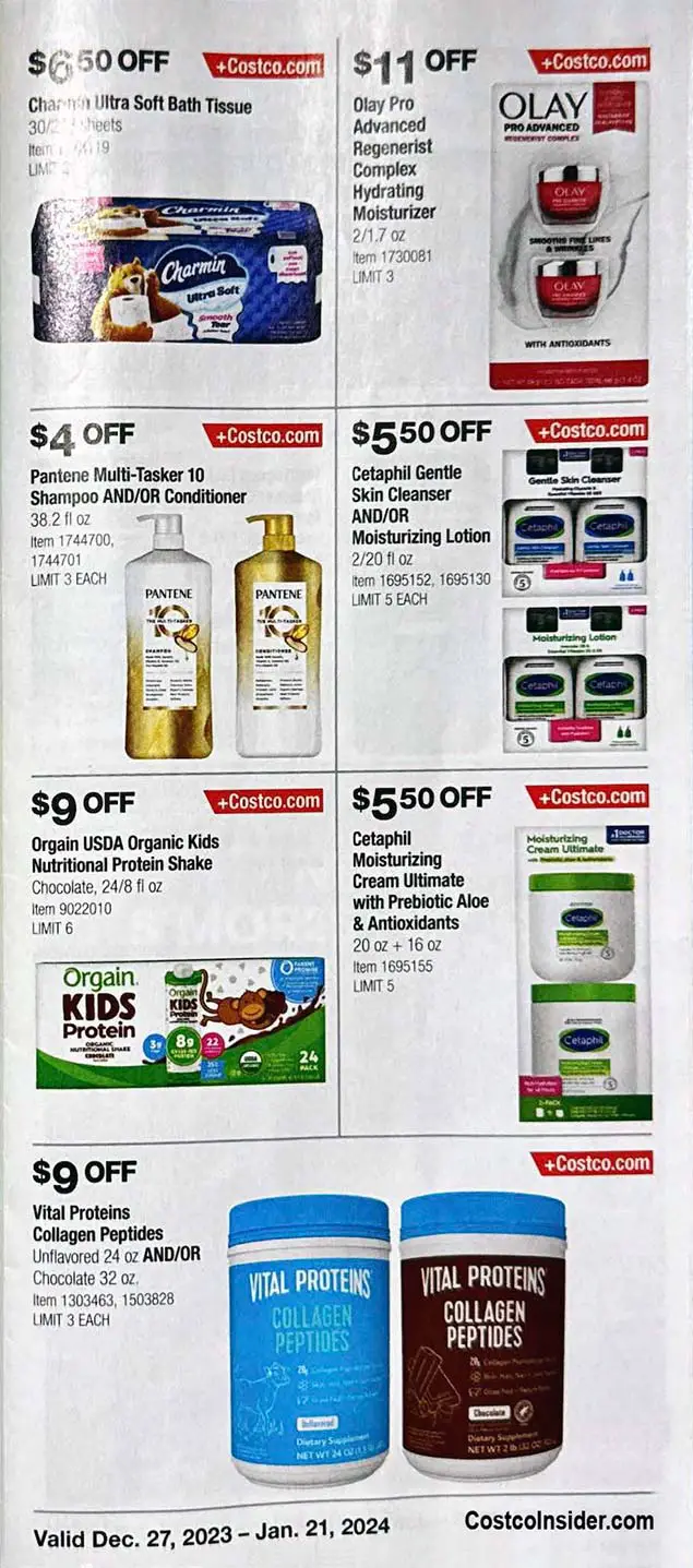 Costco January 2024 Coupon Book Page 2