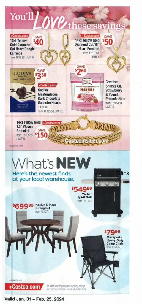Costco February 2024 Coupon Book Page 1