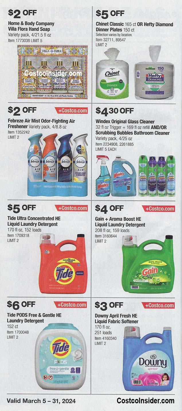 Costco March 2024 Coupon Book Costco Insider