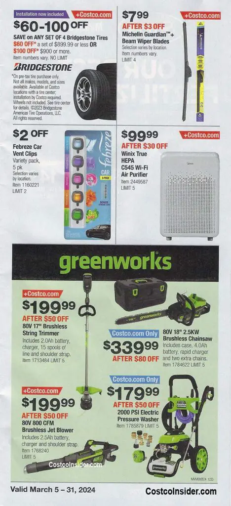 Costco March 2024 Coupon Book Page 2