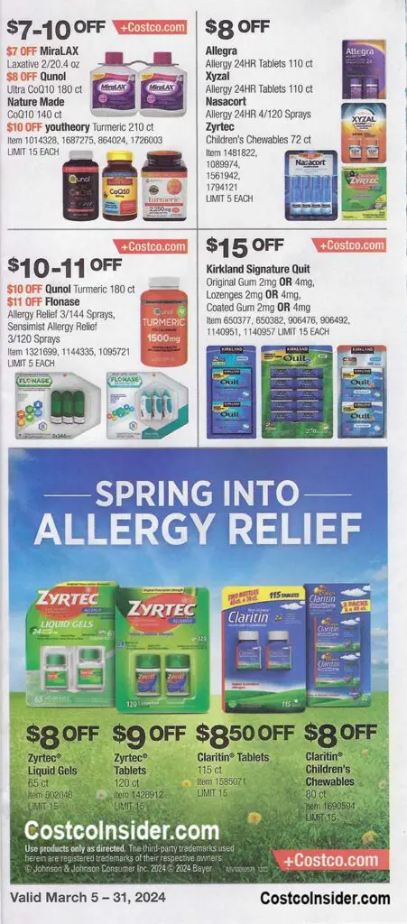 Costco March 2024 Coupon Book Page 20