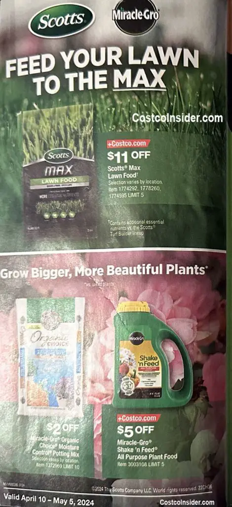 Costco April 2024 Coupon Book Page 1