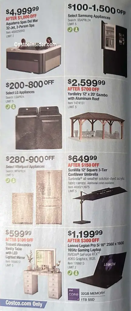 Costco April 2024 Coupon Book Page 13