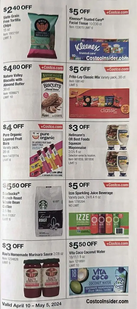Costco April 2024 Coupon Book Page 16